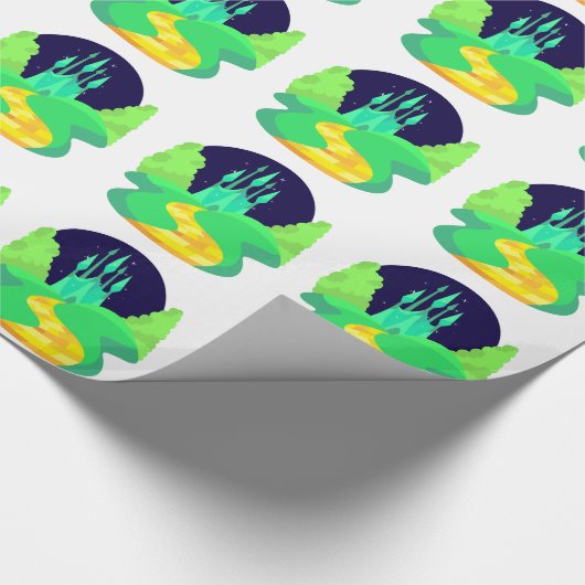 Gelbziegelstraße Geschenkpapier (Ecke)