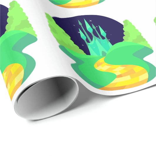 Gelbziegelstraße Geschenkpapier (Rolleneckpunkt)