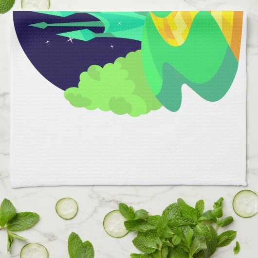 Gelbziegelstraße Handtuch (Gefaltet)