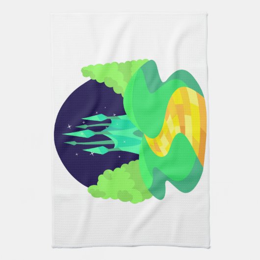 Gelbziegelstraße Handtuch (Vertikal)