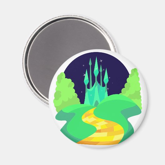 Gelbziegelstraße Magnet (Vorderseite/Rückseite)