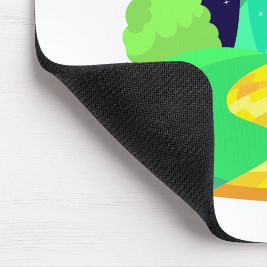 Gelbziegelstraße Mousepad (Ecke)