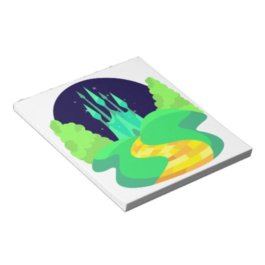 Gelbziegelstraße Notizblock (angewinkelt)