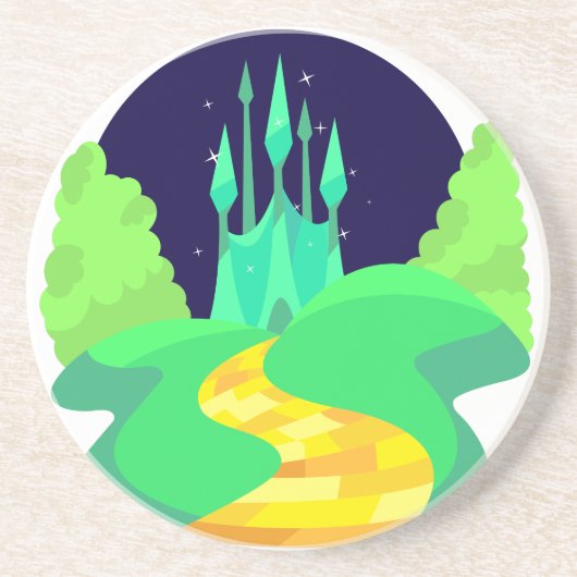 Gelbziegelstraße Sandstein Untersetzer (Vorne)