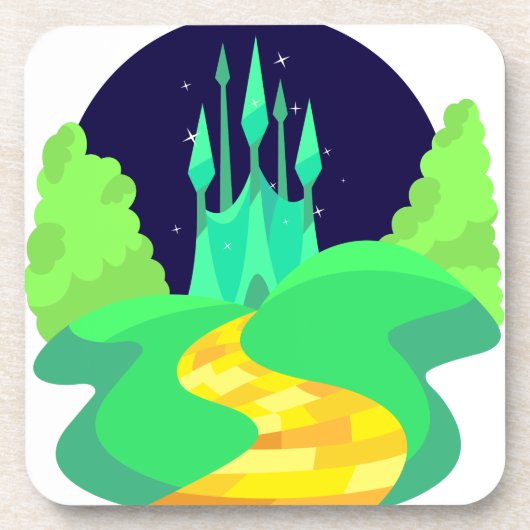 Gelbziegelstraße Untersetzer (Vorderseite)