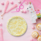 Gelbzw. gelbe Papierplatte Pappteller (Party)