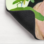 Geld auf ihrem Verstand Mousepad (Ecke)