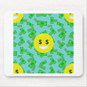 Geld-augen-Emoji Mousepad