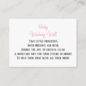 Geld-Beitrag-Baby wünscht gut Begleitkarte (Vorderseite)