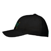 GELD BESTICKTE BASEBALLKAPPE (Links)