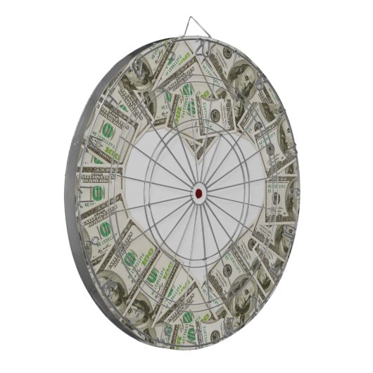 Geld Dartboard Dartscheibe (Vorderseite Links)