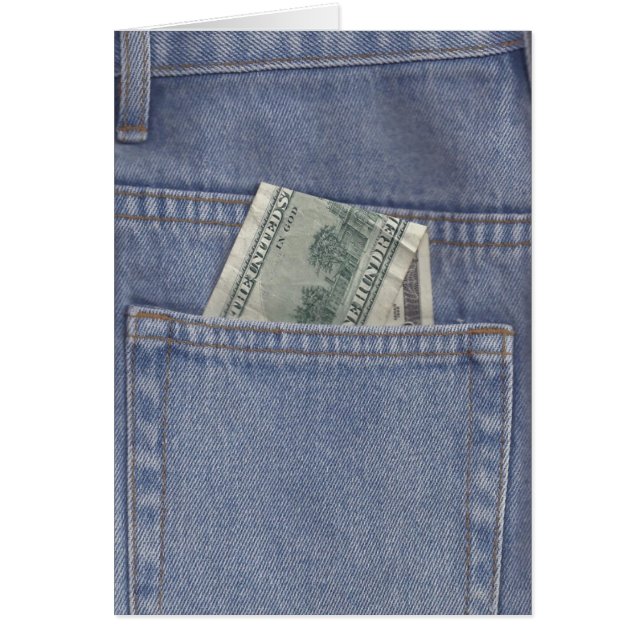 GELD DER GIFT-KARTE IN IHREM POCKET (Vorne)