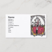 Geld die Wurzel alles Übels Visitenkarte (Rückseite)