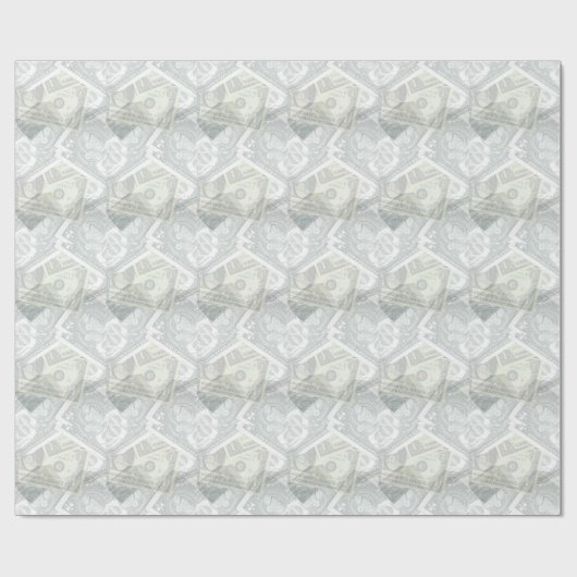 Geld-Dollar-Geschenk-Packpapier Geschenkpapier (Flach)