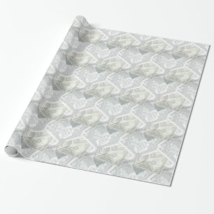 Geld-Dollar-Geschenk-Packpapier Geschenkpapier