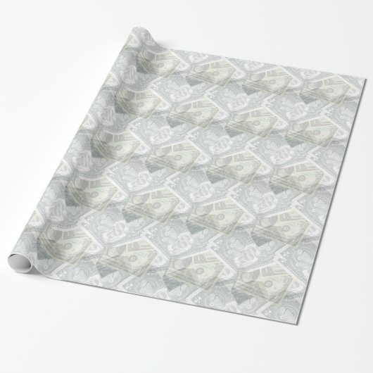 Geld-Dollar-Geschenkverpackungspapier Geschenkpapier (Ungerollt)