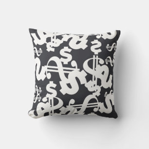 Geld Dollar Muster Wurf Kissen Kopfkissen