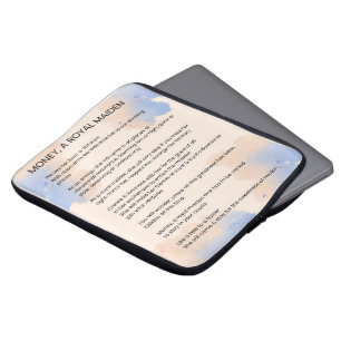 Geld, eine königliche Inspirationsgedichte Laptopschutzhülle
