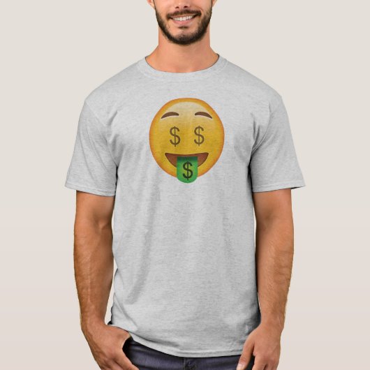 Geld Emoji Shirt (Vorderseite)