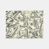 Geld Fleecedecke (Vorderseite (Horizontal))