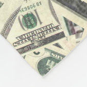 Geld Fleecedecke (Ecke)