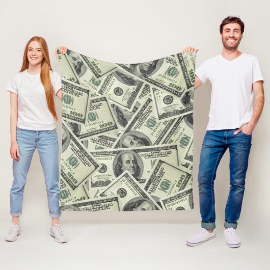 Geld Fleecedecke (Beispiel)