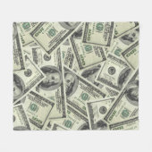Geld Fleecedecke (Vorderseite (Horizontal))