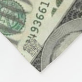 Geld Fleecedecke (Ecke)