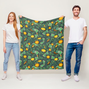 Geld! Fleecedecke. Fleecedecke