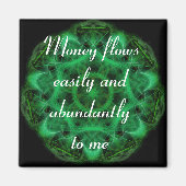 Geld fließt zu mir Magnet (Vorne)