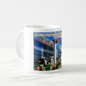 Geld für das Elend Kaffeetasse (Vorderseite Links)