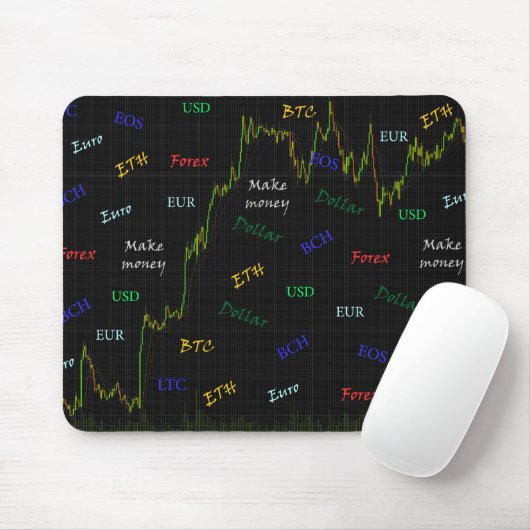 Geld für Devisen verdienen Mousepad (Mit Mouse)