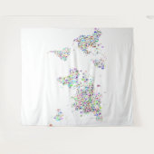 Geld-Geld-Tapestry Wandteppich (Vorderseite (Horizontal))