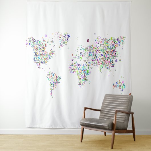 Geld-Geld-Tapestry Wandteppich (Beispiel)