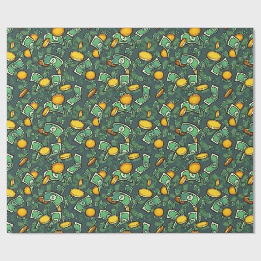 Geld Geschenkpapier (Flach)