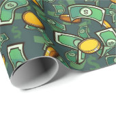 Geld Geschenkpapier (Rolleneckpunkt)