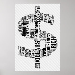 Geld geschriebene Geschäfts-Geschenke des Poster