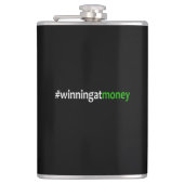 Geld gewinnen flachmann (Vorderseite)