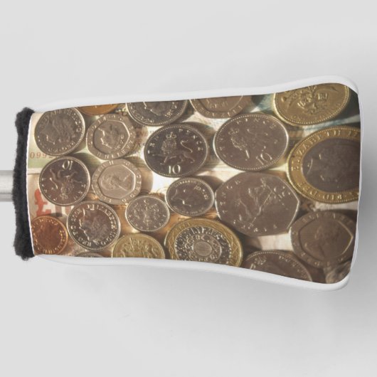 Geld Golf Headcover (Vorderseite)