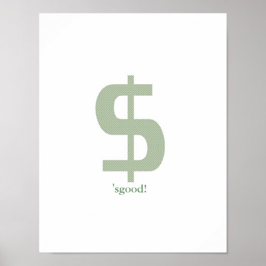 Geld. Gut! Poster (Vorne)