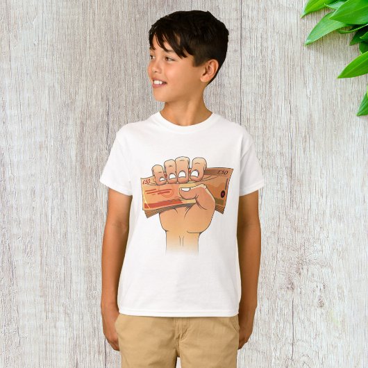 Geld halten T-Shirt