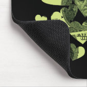 Geld Herz Mousepad (Ecke)
