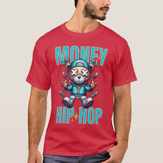 Geld HipHop Retro T-Shirt (Vorderseite)