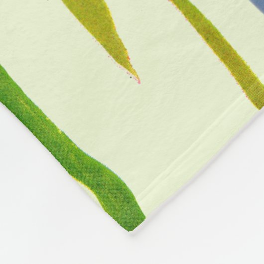 Geld im Kopf Fleecedecke (Ecke)