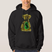 Geld in Tasche Hoodie (Vorderseite)