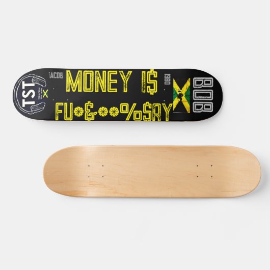 GELD IST .... 7 3/4" Skateboard Deck (Horizontal)