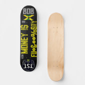 GELD IST .... 7 3/4" Skateboard Deck (Vorderseite)