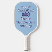 Geld ist nicht alles pickleball schläger (Vorderseite)