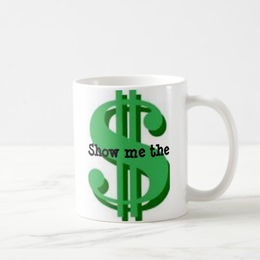 Geld Kaffeetasse (Rechts)