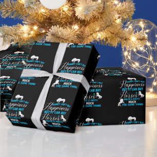 Geld kann blaue Pferde kaufen    Geschenkpapier